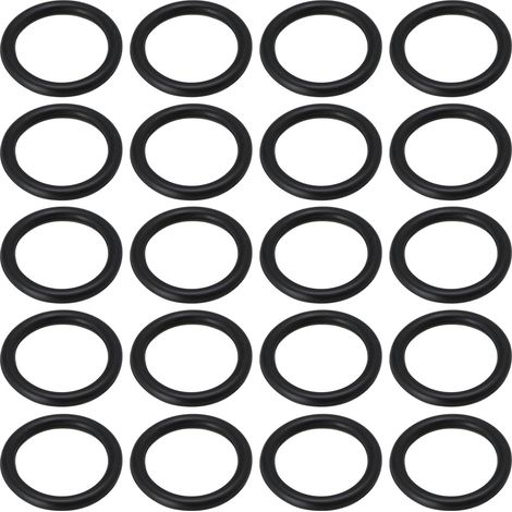 Lot de 100pcs Joints Toriques Caoutchouc Nitrile Diamètre Extérieur 8 Mm Diamètre Intérieur 6 Mm Largeur 1 Mm Joint d'étanchéité Métrique Rondelles Caoutchouc Entretoises pour Tuyau (1/5)