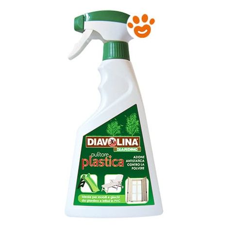 Diavolina Giardino Pulitore Plastica Spray - Confezione 500 ml -
