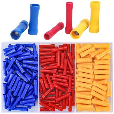 Connecteur étanche 100pcs, kit de bornes de câblage à froid isolé, bleu 50pcs, rouge 40pcs, jaune 10pcs (1/4)