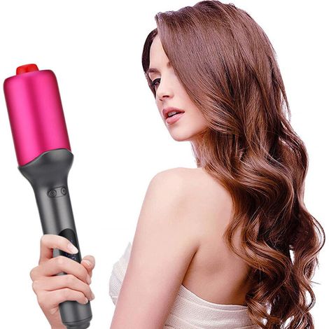 Fer à friser automatique pour cheveux, avec 16 réglages de température, affichage LED, Portable, baril en céramique (1/5)