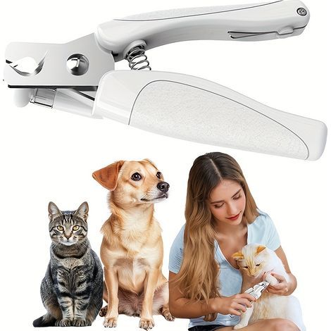 LED-klosax för katter och hundar USB-laddning med fil Anti-klosplittersax (1/5)
