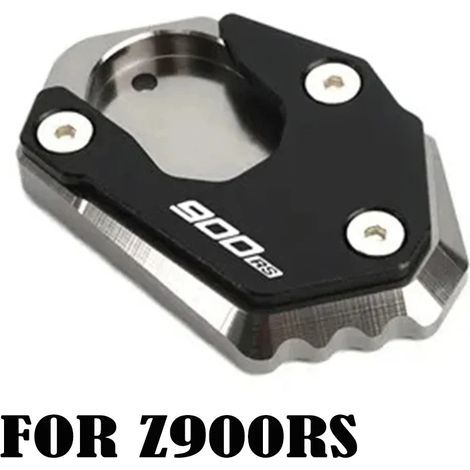 (Gris-900RS) Compatible pour Kawasaki Z900 Z650 Z800 Z900RS 2016-2024 Moto CNC Béquille Agrandisseur de pied Support latéral Extension Pad Z 900 rs 800 650 maxpower (1/4)