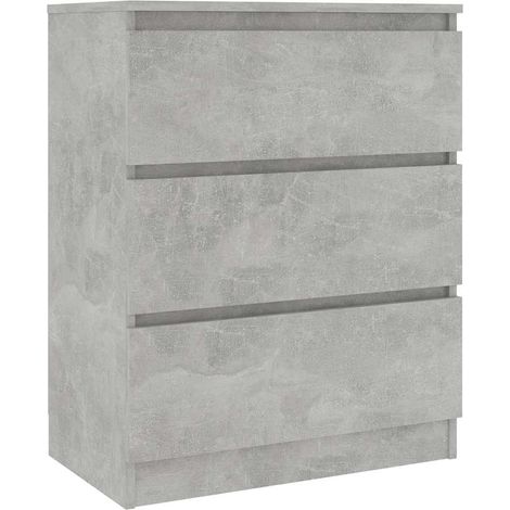 Sideboard/Anrichte/Buffet Betongrau 60x35x76 cm Holzwerkstoff LXWW765748 (1/5)