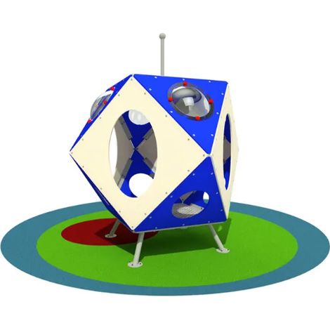 Cadre à grimper Cosmos 1204 Giochipark avec poteau PEHD H 233cm - 1 Kg