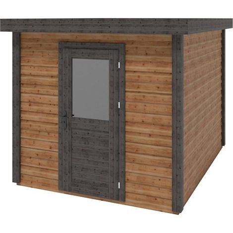 Casetta da giardino in legno Rava 2.59x3.09 m - 8 m2 - 28 mm - impregnata - 000119 (1/3)