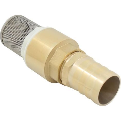 Clapet de pied de pompe vanne crépine pompe avec clapet anti retour avec filtre pour tuyau aspiration pompe à eau jardin(25mm) (1/2)