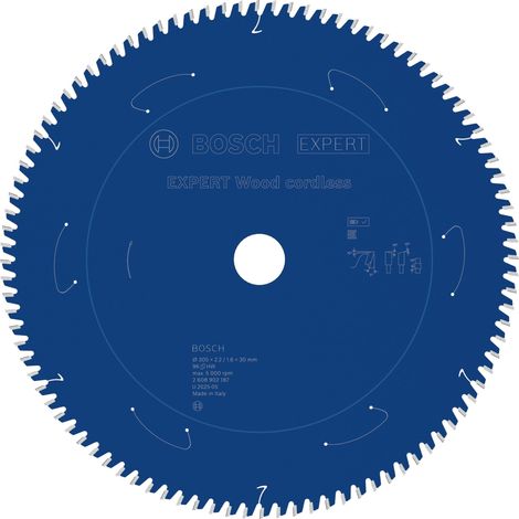 1x Lame de scie circulaire EXPERT Wood cordless pour scies à onglets (1/5)