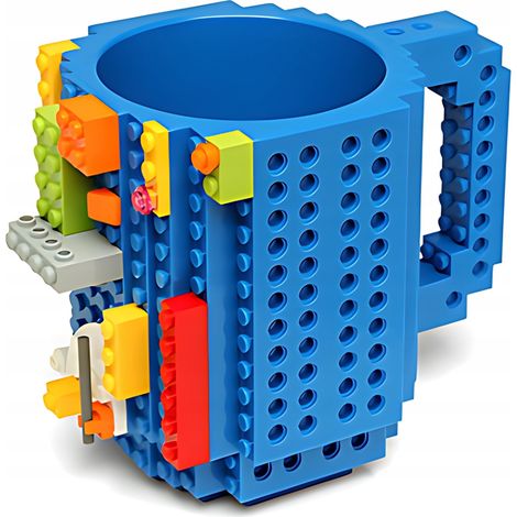 TAZA BLOCK DE 350 ml TAZA CREATIVA BLOCK DE 350 ML - BLANCA, IDEAL PARA AMANTES DE LOS BLOCKS