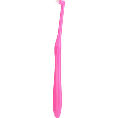 3 brosses à dents orthodontiques à petite tête pour appareil dentaire, nettoyage efficace - Rouge Rose (1/5)