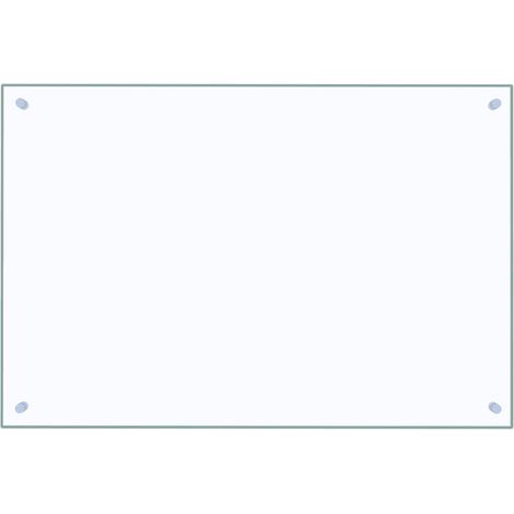 Kitchen Backsplash Transparent 90 x 60 cm Tempered Glass vidaXL