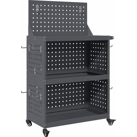 Maison Exclusive - Werkzeugwagen Anthrazit 65 x 35 x 111 cm Kaltg