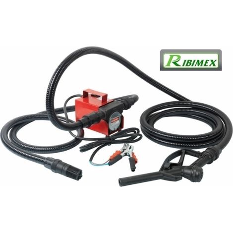 Pompa per travaso Gasolio e acque chiare/bianche/clear water 12V con kit erogazione Ribitech - PRKG12V