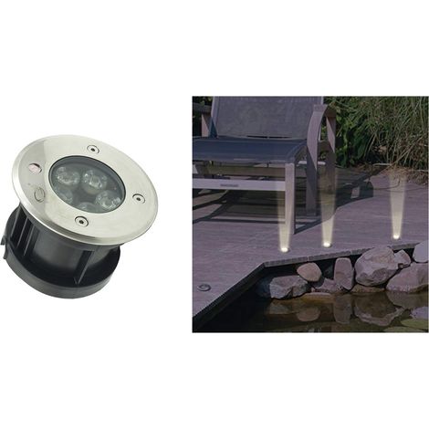 Segnapasso LED 5W Luce Fredda Faretto Incasso Esterno Caplestabile Giardino