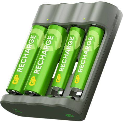 GP Chargeur de bloc de batterie NiMH LR03 (AAA), LR6 (AA) Y481143 (1/4)