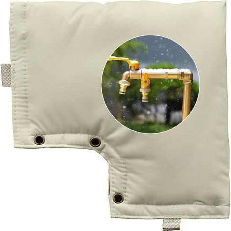 Kingsea Gartenhahn-Schutzhülle für den Winter, komfortabler Schutz für Ihren Gartenhahn, 7-lagig, wasserdicht, dreifacher Schutz, Frostschutz für Gartenhähne (1/5)