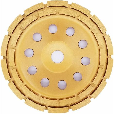 Meule diamantée 180 x 22 mm - Meule diamantée turbo pour béton, granit, pierre, marbre, maçonnerie, brique, etc. (1/5)