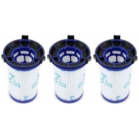 Paquete de 3 filtros de repuesto für aspiradoras inalámbricas Rowenta Air Force 360 / X-Pert Essential 260 RH9037, RH9038, RH9039, RH9051, RH9057, RH9079, RH9081 y RH9086 (alternativa a ZR009001) (1/4)