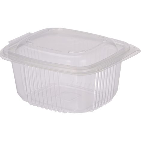 GUILLIN Ondipack Confezione da 50 Vaschette per Microonde con Coperchi a Cerniera, 14,2 x 12,3 x 6,9 cm (1/3)