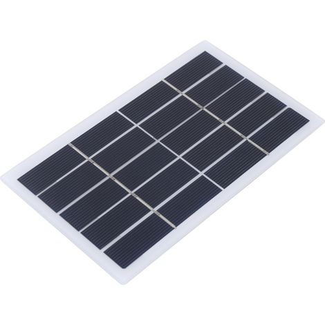 Panneau solaire portable extérieur 2W 5V polycristallin, carte laminée, composant solaire, chargeur DIY (1/5)