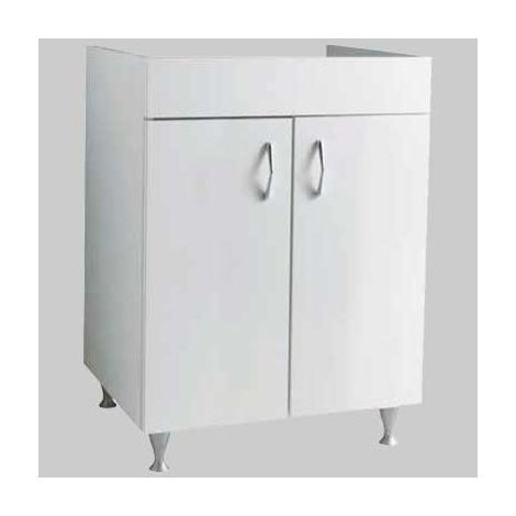 MOBILE BIANCO PER LAVAPANNI BRAIES  P 50 x L 60 cm con piedi     MADE IN ITALY