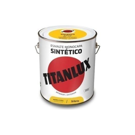 Esmalte Sintetico Brillo 0529 4 L Amarillo Real