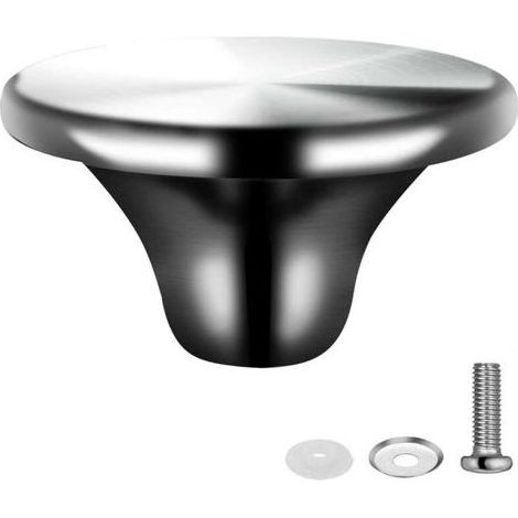 Bouton de four hollandais Bouton de remplacement de couvercle de casserole en acier inoxydable pour Le Creuset, Aldi, Lodge et autres fours hollandais en fonte émaillée (givré) (1/5)