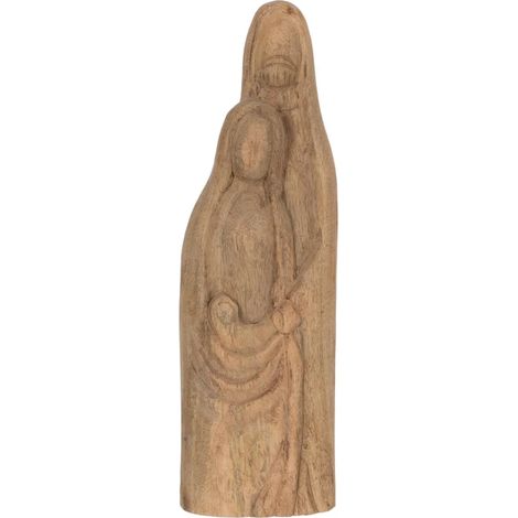 Statuette Nativité en bois de manguier (1/3)