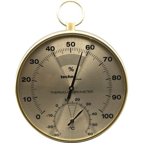 Technoline WA 3055 - Termoigrometro analogico in ottone (1/2)