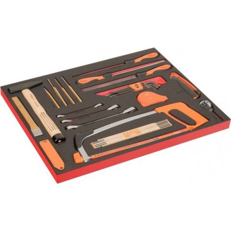 BAHCO - Module 3/3 marquage laser, outils de frappe et de coupe, limes & clés mâles-36pc