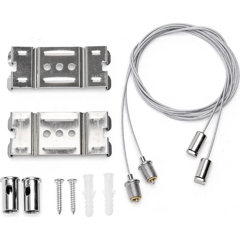 Kit installazione a sospensione per Barra Led Shadowless Aigostar (1/5)