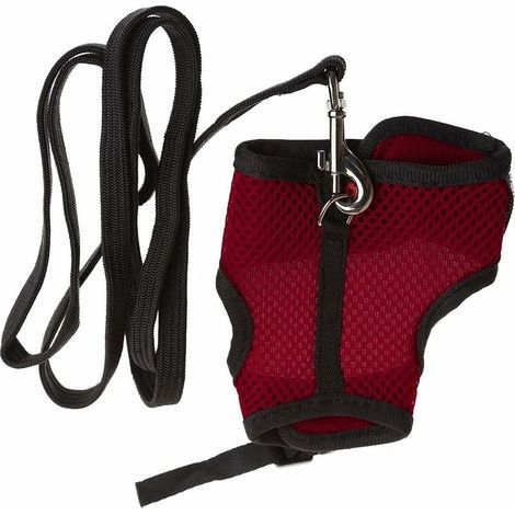 Kaninchengeschirr – Verstellbares Geschirr für Kleintiere – Ideal für Spaziergänge und Outdoor-Aktivitäten – 1 Stück (1/5)