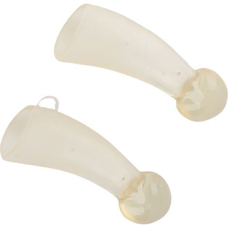 Protège-cornes en silicone pour bovin veau taureau, protection anti-bagarre avec 2 pinces, accessoire ferme 5cm 17cm (1/5)