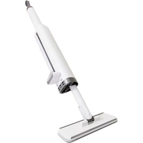 Mini balai de table portable avec mains libres et tête rotative, convient pour les comptoirs de cuisine, les surfaces de salle de bain, le nettoyage du verre et du sol avec tampons en microfibre (1/4)