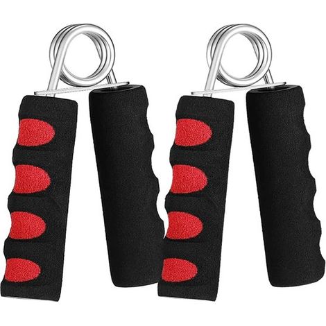 Attrezzo per allenamento della mano, in morbida schiuma, per sviluppare rapidamente la forza di polso, avambraccio e dita, confezione da 2 pezzi.