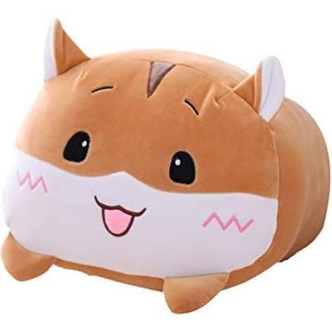 Coussin corporel cylindrique de 8 cm, peluche hamster jaune doré, jouet câlin super doux, décoration de lit kawaii, cadeau de sommeil pour enfants, animal en peluche moelleux, forme ronde, 8 pièces (1/4)