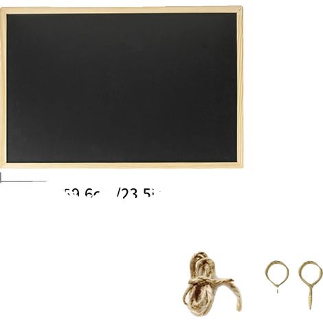 Tafel, Wandmontiertes Design, Robuste Holzbauweise, BZWT2419163 (1/2)