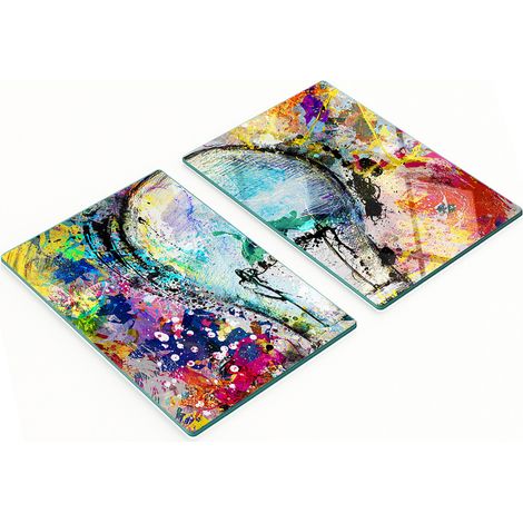 Panneaux décoratifs en verre multifonctionnels avec ampoule imprimée 2x40x52 cm (1/5)