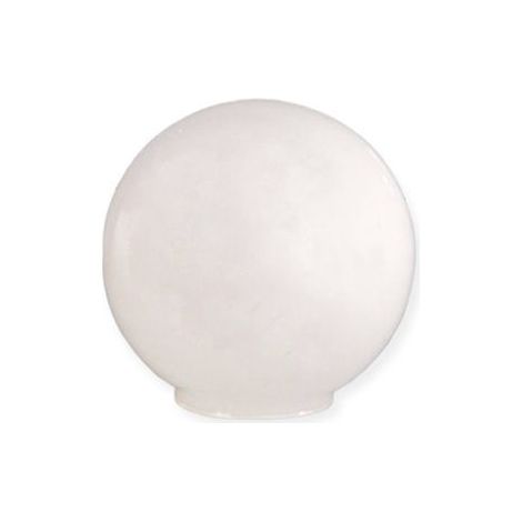 Abat-jour boule verre opale 10 cm bouche 5cm (1/2)