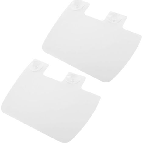 2 Pièces Déflecteur Anti-éclaboussures Écran d'éclaboussures du Robinet Écran de Splash puits de Compartiment Garde des éclaboussures de Robinet Faucet Guard