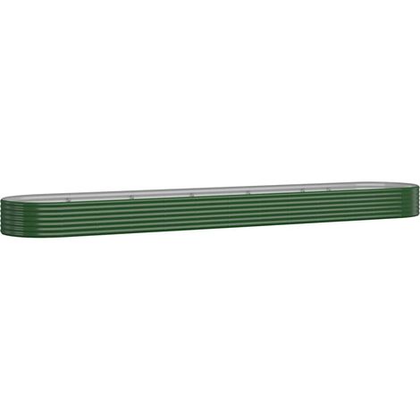 Maison Exclusive - Hochbeet Verzinkter Stahl 507x100x36 cm Grün