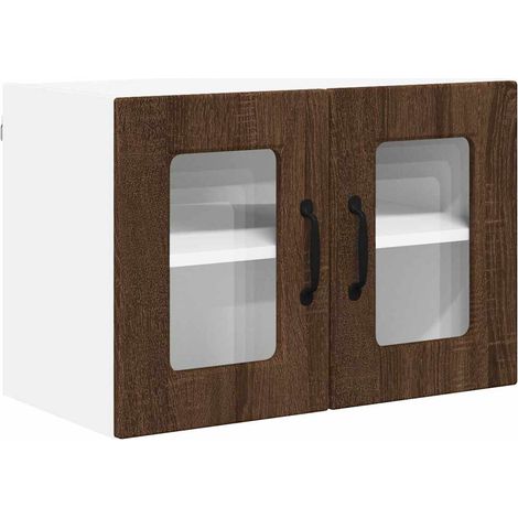 Meuble mural de cuisine,Armoire de cuisine avec étagère Chêne brun 60 x 31 x 40 cm CFW40810 (1/5)