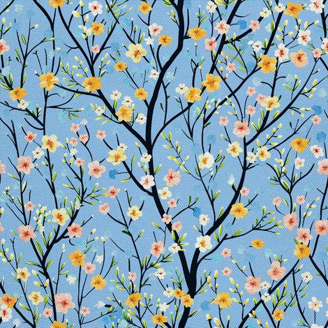 Tissu décoratif d'extérieur Oxford - Motif printemps I DX7238 (1/5)