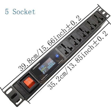 Multiprises PDU, voltmètres numériques, prises 2-10, baies réseau, racks, tableaux d'alimentation, prises 16 A, prises 5 broches (1/4)