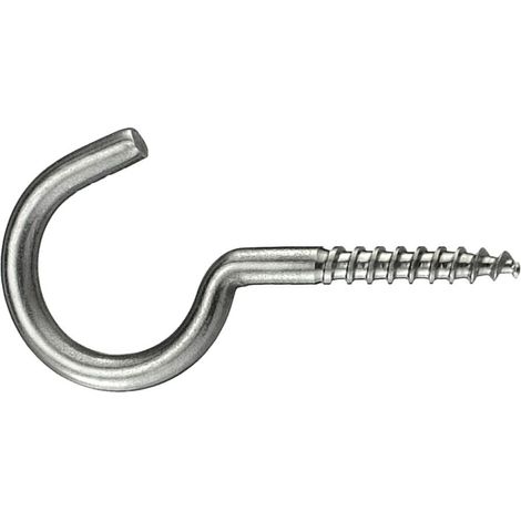 Connex Schraubhaken 3,0 x 40 mm Edelstahl rostfrei A2 6 Stück Hakenschrauben