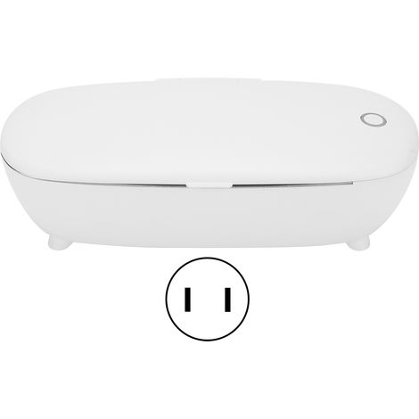 Nettoyeur ultrasonique 450ml 46kHz pour bijoux, lunettes et petits objets - Machine de nettoyage mini avec prise US AC110V (1/5)