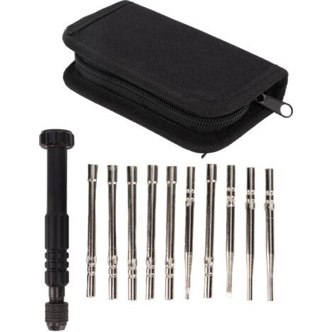 Kit d'outils de réglage de carburateur, pour petit moteur commun à 2 cycles, tournevis de réglage de carburateur, Kit de tête avec poignée 10 pièces (1/5)