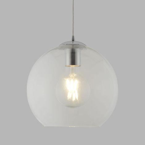Searchlight Balls - Sospensione a soffitto a cupola a 1 luce Cromo, vetro trasparente, E27 (1/5)
