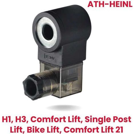 Pièce de rechange ATH-Heinl : électrovanne de descente (24 V CC) H1, H3, pont élévateur Comfort Lift, pont élévateur à un seul poteau, pont élévateur pour vélos, pont élévateur Comfort Lift 21 (1/4)