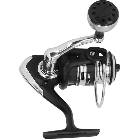 Moulinet de pêche spinning en alliage d'aluminium avec bras oscillant pliable entièrement métallique, pour la pêche à la carpe, ambidextre, GC1000 (1/5)