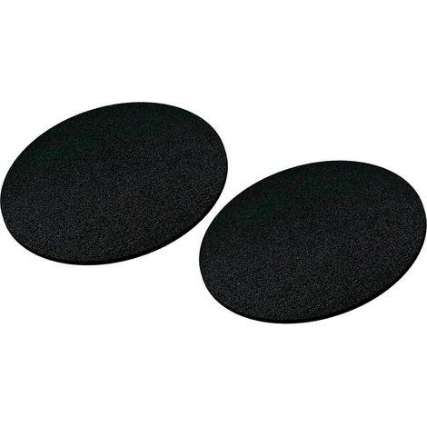Tapis de vidange d'huile professionnel noir anti-éclaboussures - Diamètre 38 cm (1/5)